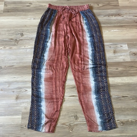 Anthropologie Conditions Apply Mallorca Pant Pull on Flowy Tapered Size S - Picture 2 of 12